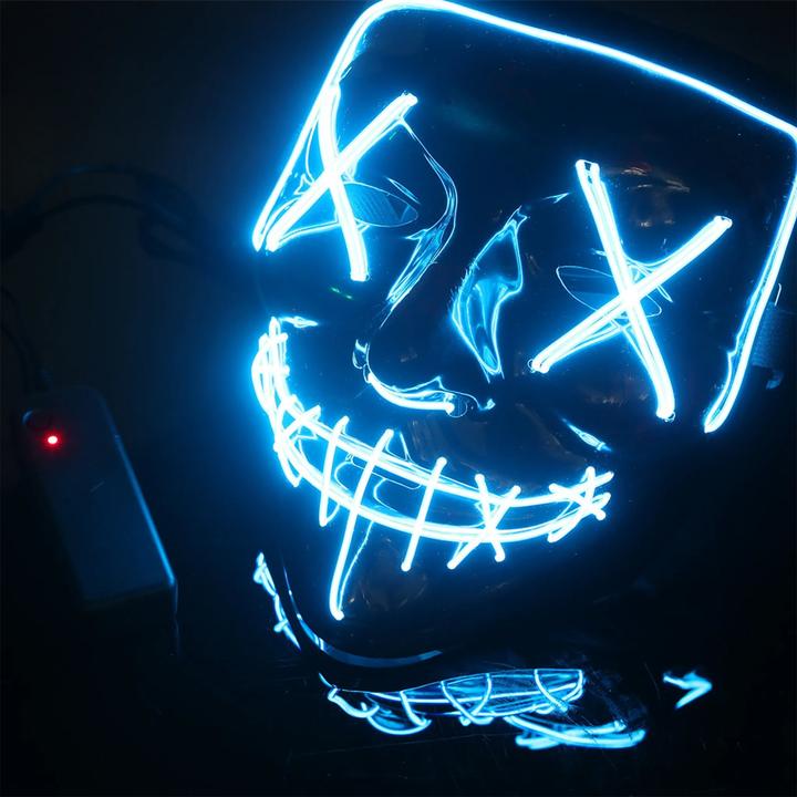 Actual product image NoName LED Horror Mask Red