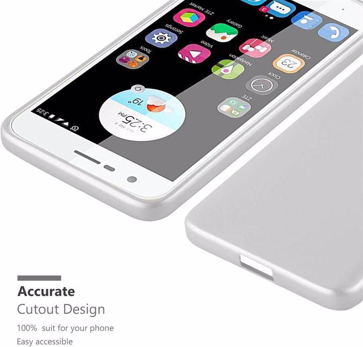 Actual product image Cadorabo TPU Matt Metallic Cover (ZTE Blade V8 Mini)