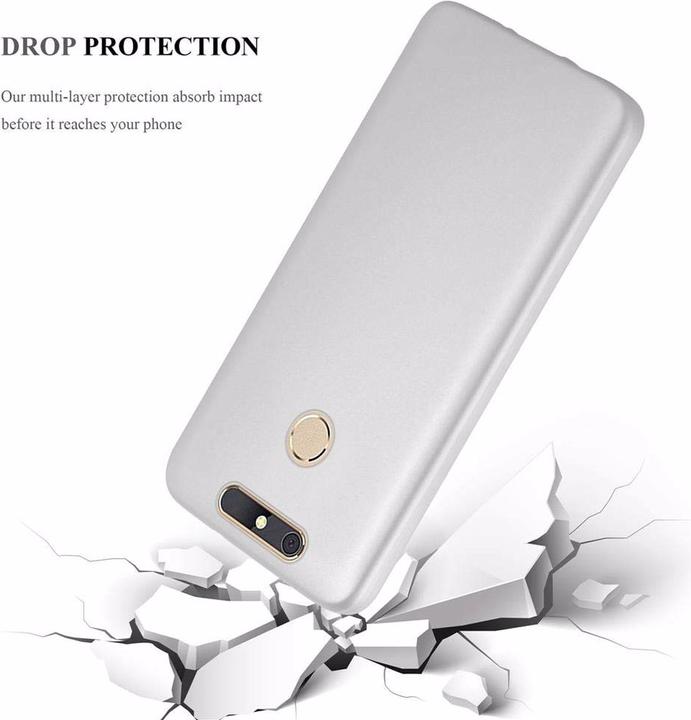 Actual product image Cadorabo TPU Matt Metallic Cover (ZTE Blade V8 Mini)