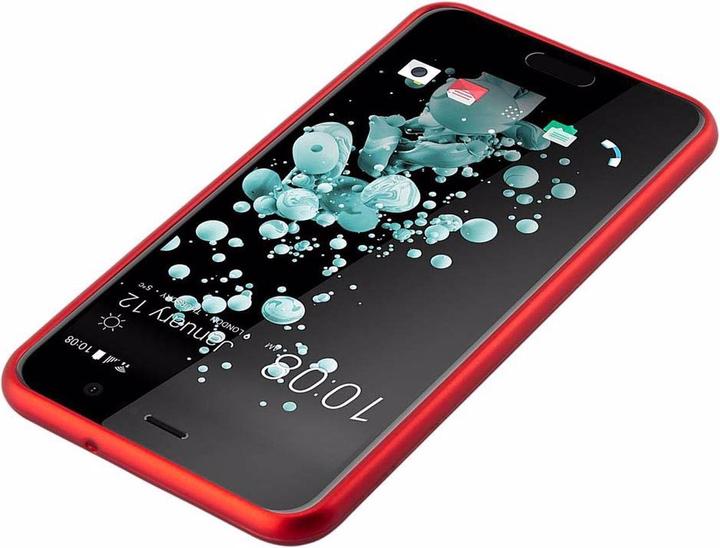Productafbeelding Cadorabo TPU matte metalen hoes (HTC U Play)