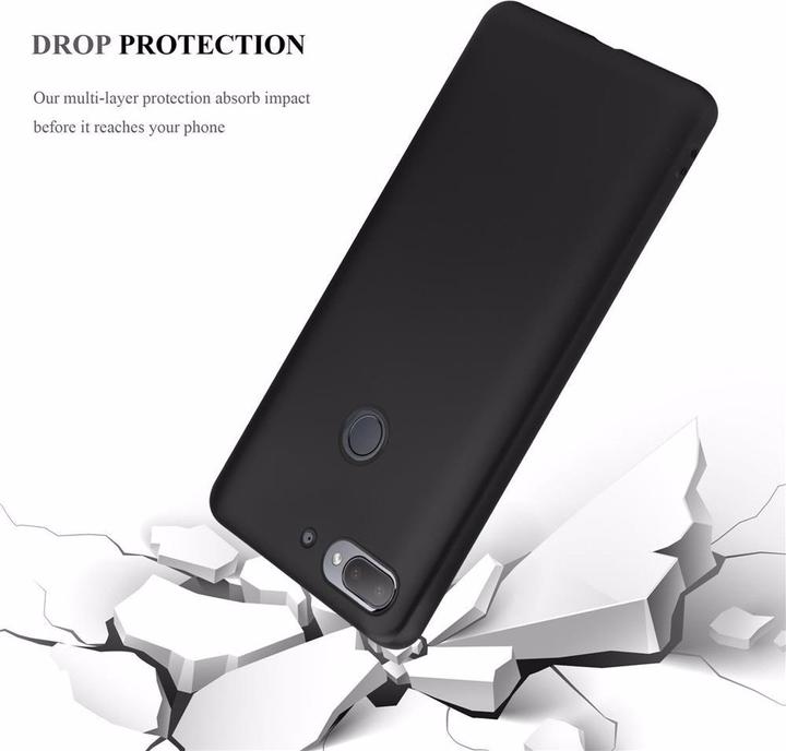 Productafbeelding Cadorabo TPU matte metalen hoes (HTC Desire 12+)