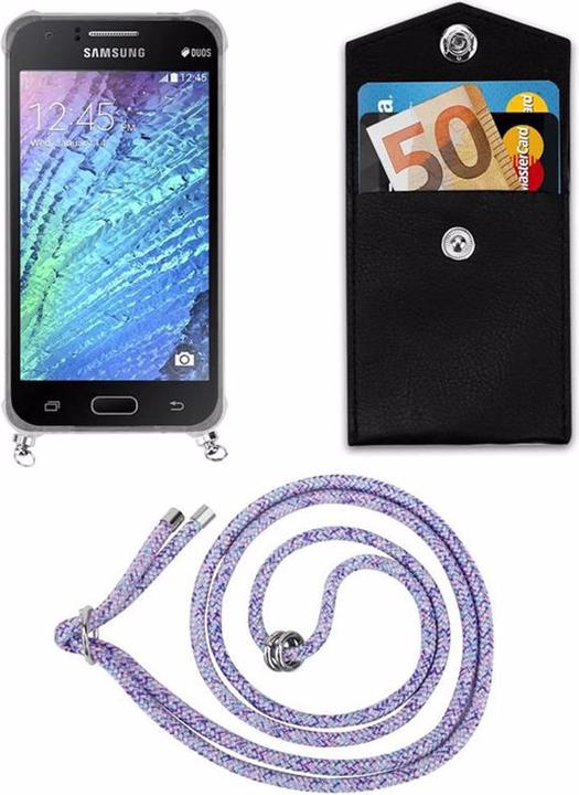 Produktbild Cadorabo TPU Handy Kette SILBER Cover