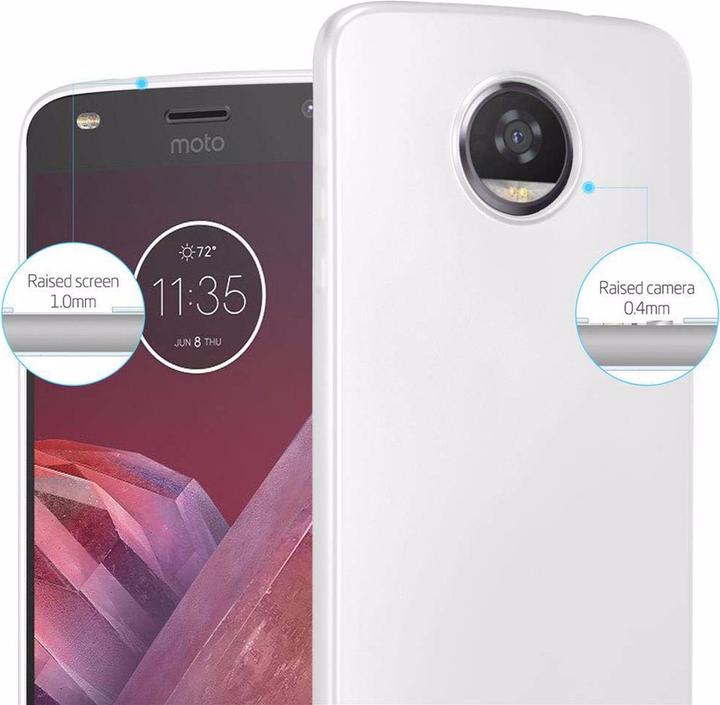 Image du produit Cadorabo Couverture métallique mate TPU (Motorola Moto Z2)