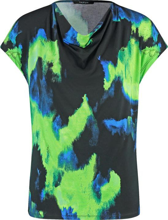 Produktbild Taifun Kurzarmshirt mit Wasserfallausschnitt T-Shirt Kurzarm Rundhals - 62948 (42)