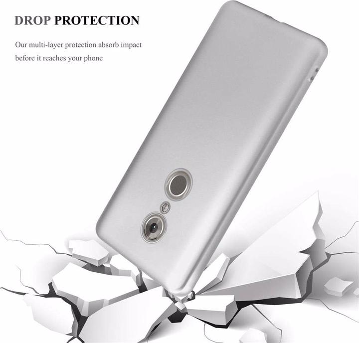 Actual product image Cadorabo TPU Matt Metallic Cover (ZTE Axon 7 mini)