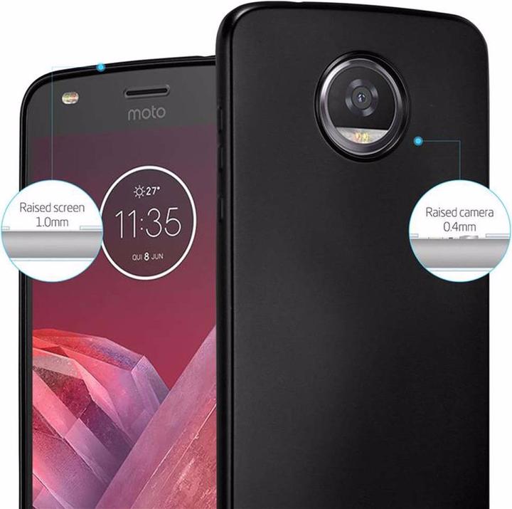 Productafbeelding Cadorabo TPU matte metalen hoes (Motorola Moto Z2 Force, Motorola Moto Z2 Play)