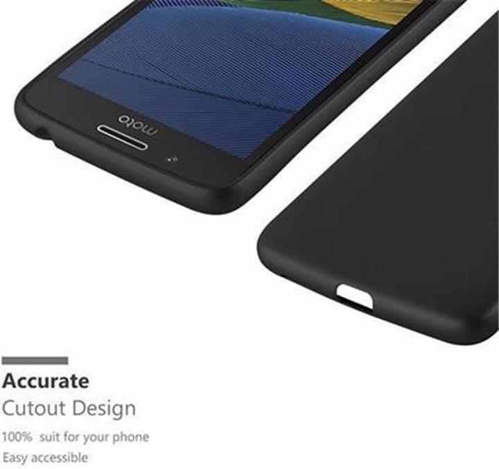 Actual product image Cadorabo TPU Matt Metallic Cover (Motorola Moto G5)