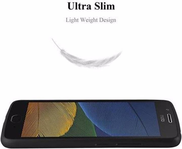 Actual product image Cadorabo TPU Matt Metallic Cover (Motorola Moto G5)