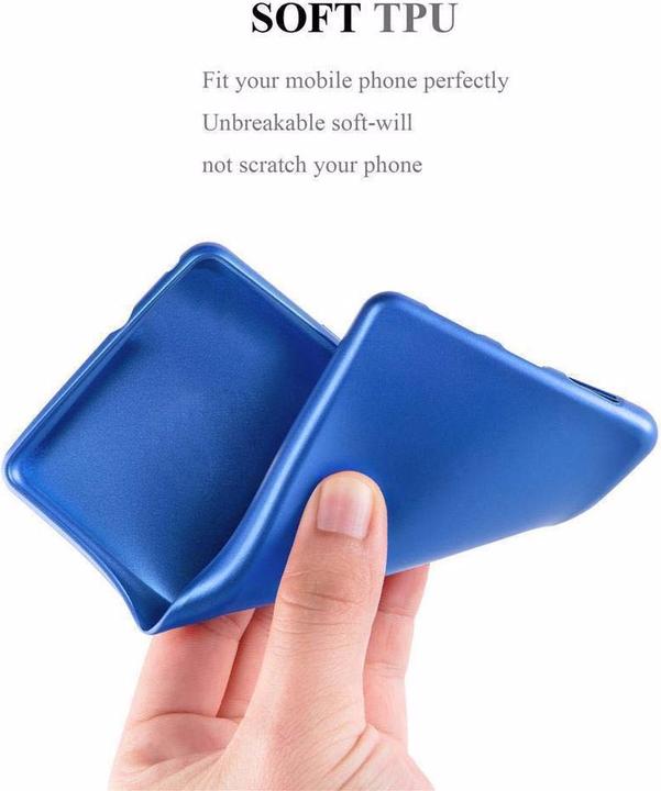 Actual product image Cadorabo TPU Matt Metallic Cover (HTC U Play)
