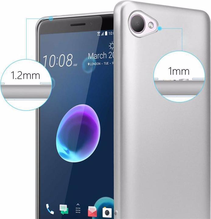 Productafbeelding Cadorabo TPU matte metalen hoes (HTC Desire 12)