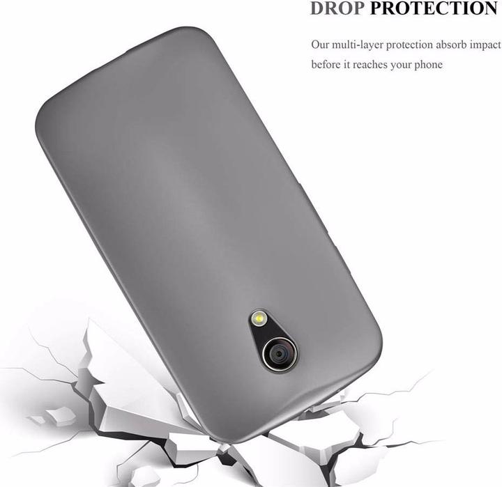 Actual product image Cadorabo TPU Matt Metallic Cover (Motorola Moto G2 (2nd Gen))