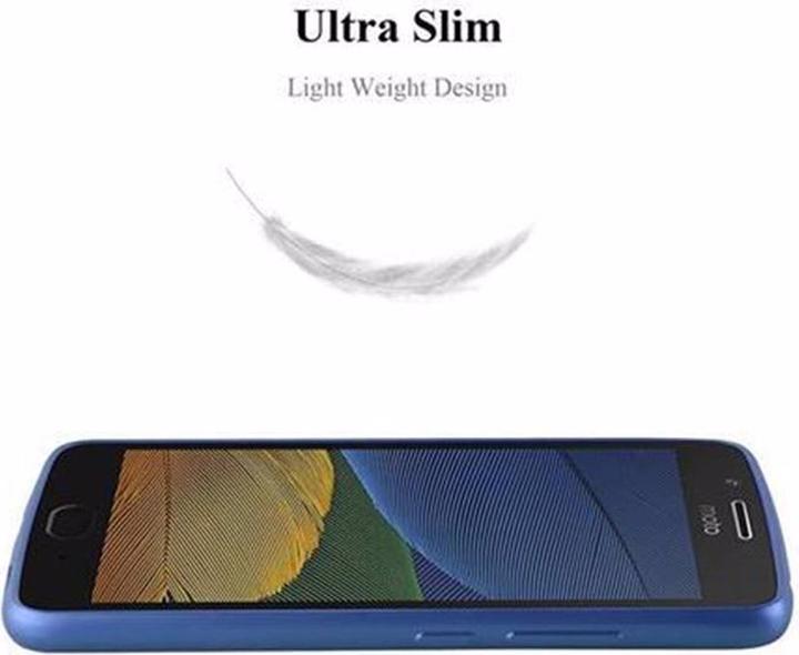 Image du produit Cadorabo Couverture métallique mate TPU (Motorola Moto G5)