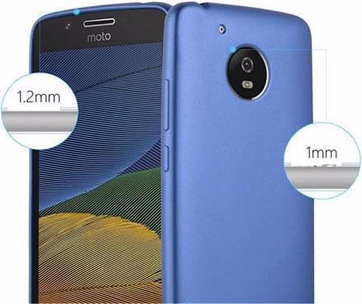 Image du produit Cadorabo Couverture métallique mate TPU (Motorola Moto G5)