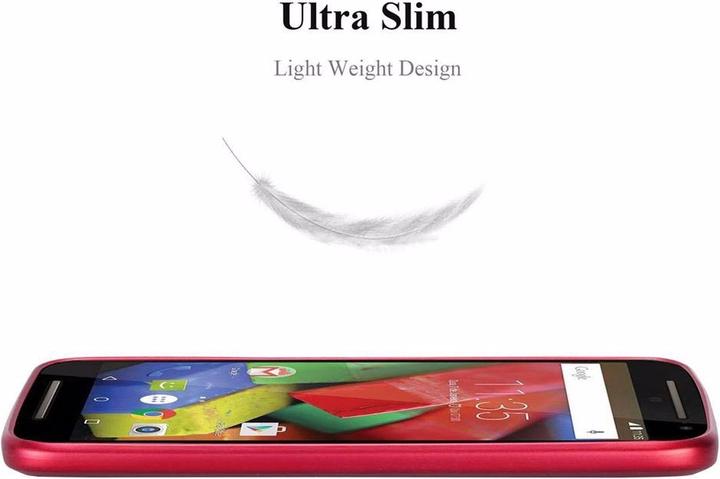 Image du produit Cadorabo Couverture métallique mate TPU (Motorola Moto G2 (2nd Gen))