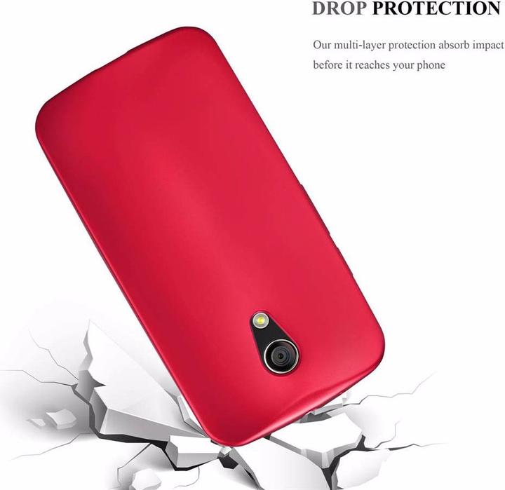 Image du produit Cadorabo Couverture métallique mate TPU (Motorola Moto G2 (2nd Gen))