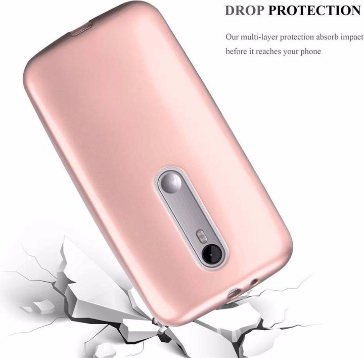 Image du produit Cadorabo Couverture métallique mate TPU (Motorola Moto G3)