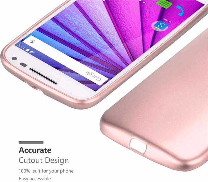 Image du produit Cadorabo Couverture métallique mate TPU (Motorola Moto G3)
