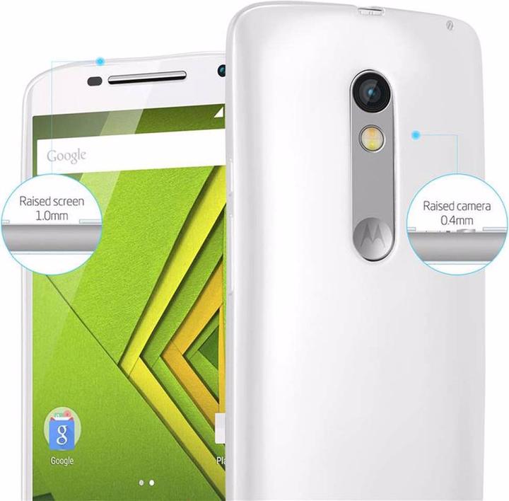 Productafbeelding Cadorabo TPU Matte Metallic hoes (Motorola Moto X Play)