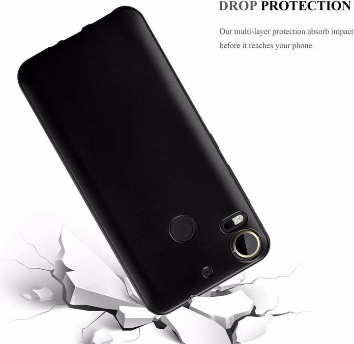 Actual product image Cadorabo TPU Matt Metallic Cover (HTC Desire 10 Pro)
