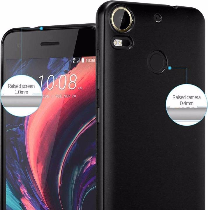 Actual product image Cadorabo TPU Matt Metallic Cover (HTC Desire 10 Pro)