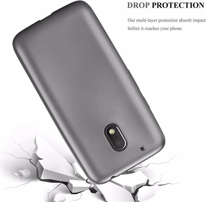 Actual product image Cadorabo TPU Matt Metallic Cover (Motorola Moto G4 Play)