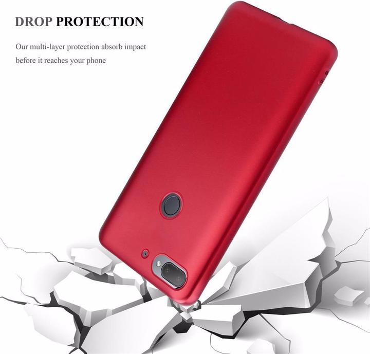 Image du produit Cadorabo Couverture métallique mate TPU (HTC Desire 12+)