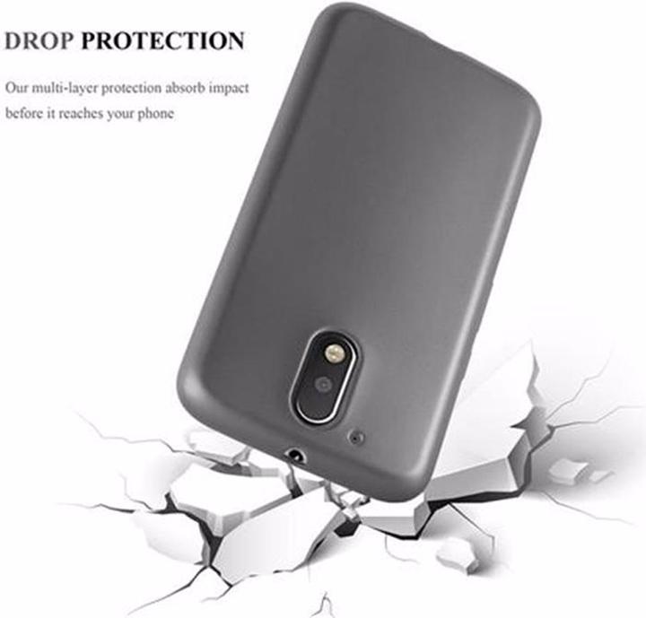 Image du produit Cadorabo Couverture métallique mate TPU (Motorola Moto G4, Motorola Moto G4 Plus)