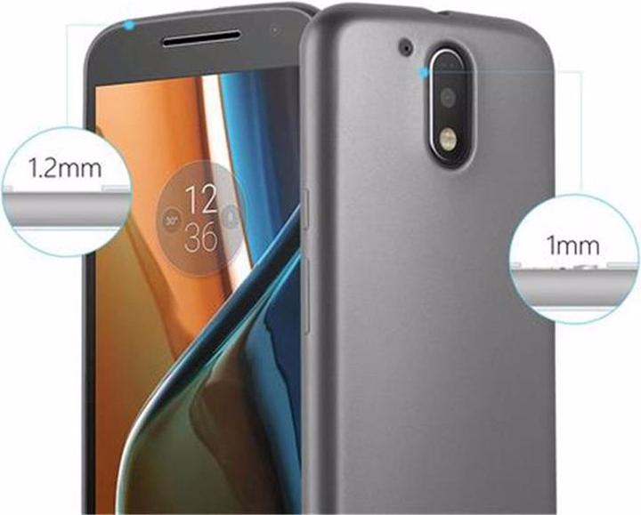 Image du produit Cadorabo Couverture métallique mate TPU (Motorola Moto G4, Motorola Moto G4 Plus)