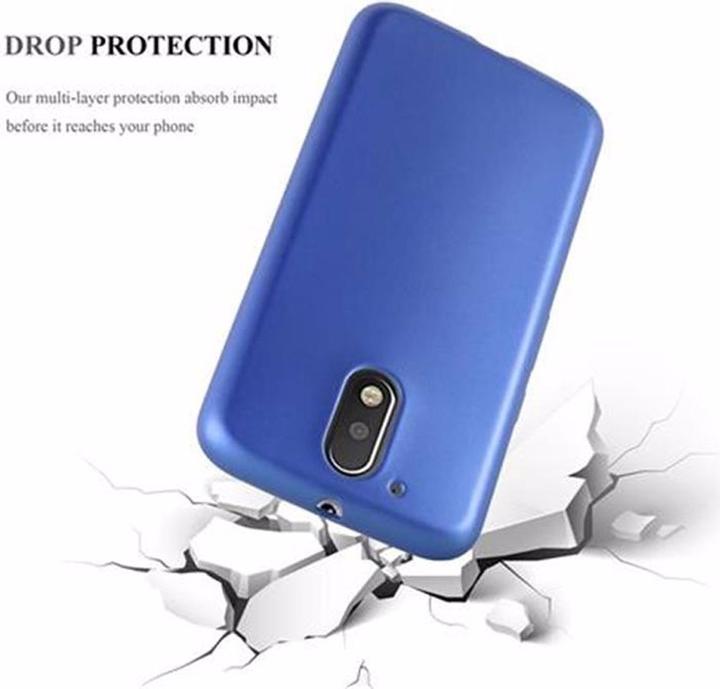 Produktbild Cadorabo TPU Matt Metallic Cover (Motorola Moto G4 Plus, Motorola Moto G4)