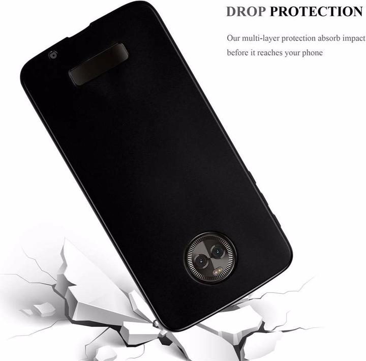 Image du produit Cadorabo Couverture métallique mate TPU (Motorola Moto X4)