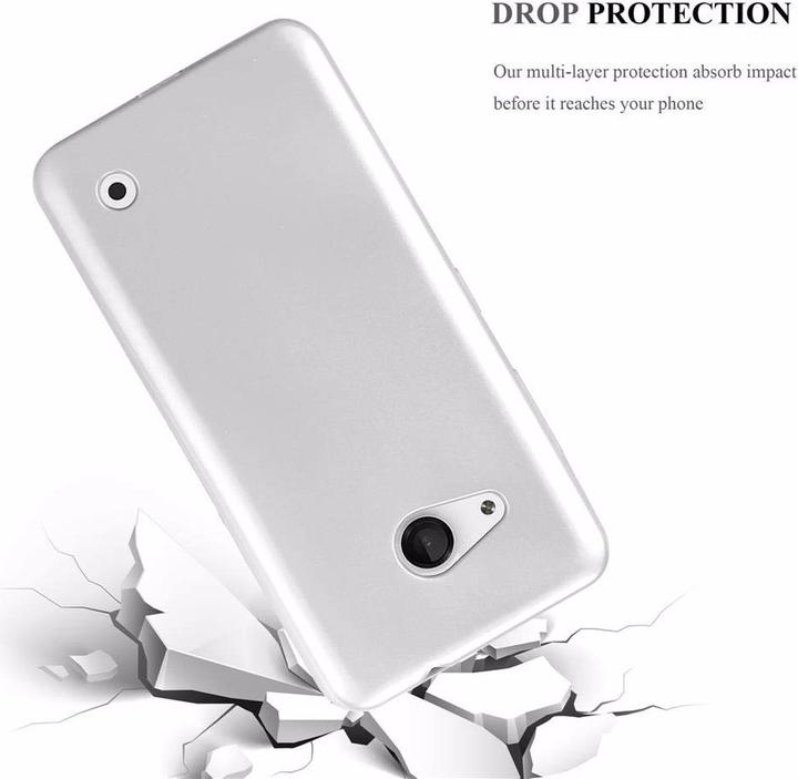 Actual product image Cadorabo TPU Matt Metallic Cover (Microsoft Lumia 550)