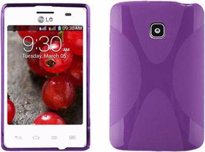Actual product image Cadorabo TPU X-Line Cover (Optimus L3)