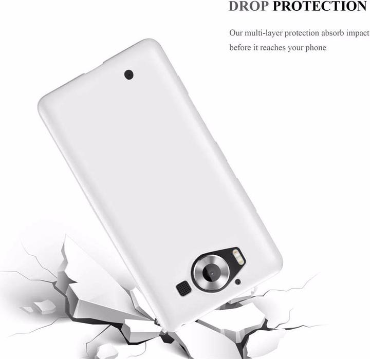 Productafbeelding Cadorabo TPU Matte Metallic hoes (Nokia Lumia 950 XL)