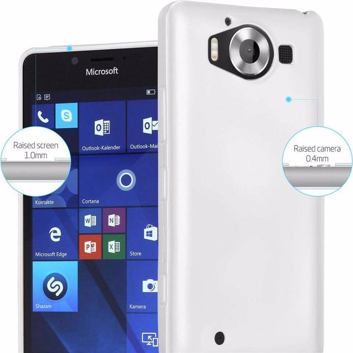 Productafbeelding Cadorabo TPU Matte Metallic hoes (Nokia Lumia 950 XL)