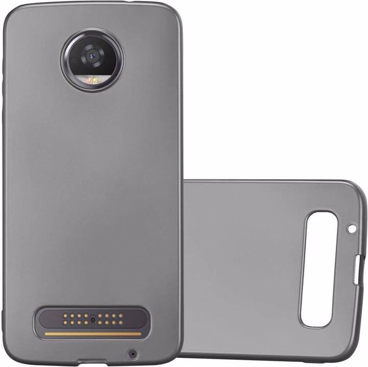 Actual product image Cadorabo TPU Matt Metallic Cover (Motorola Moto Z2)