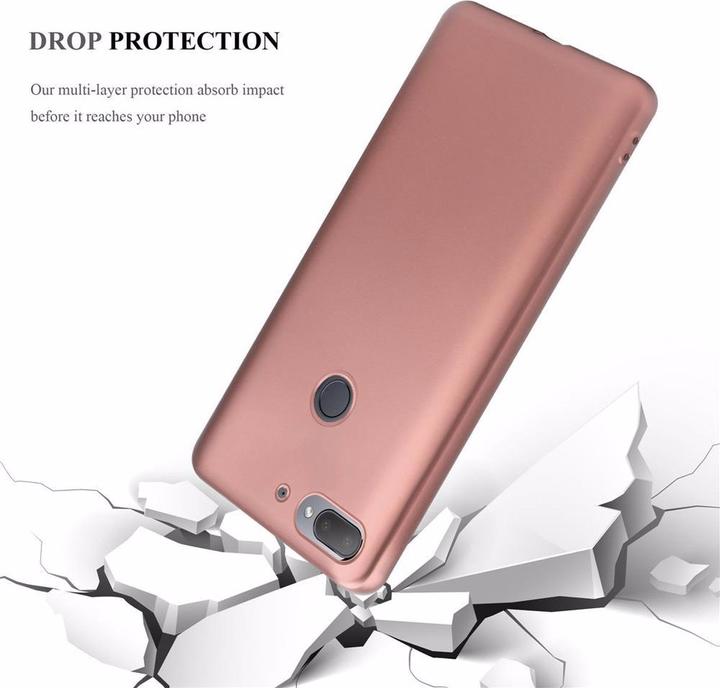 Image du produit Cadorabo Couverture métallique mate TPU (HTC Desire 12+)