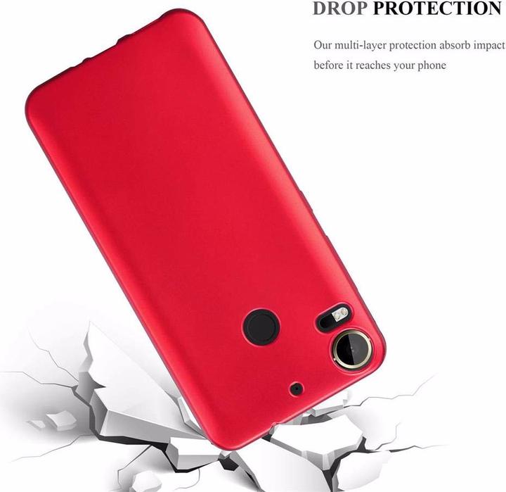 Actual product image Cadorabo TPU Matt Metallic Cover (HTC Desire 10 Pro)