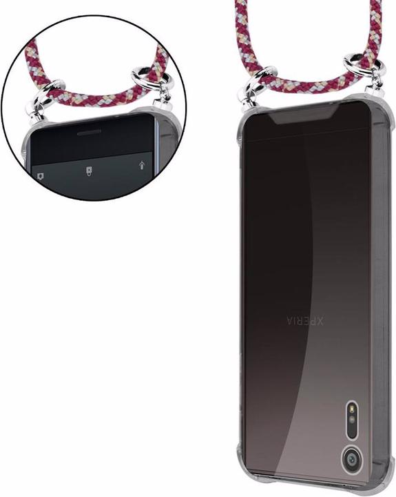 Produktbild Cadorabo TPU Handy Kette SILBER Cover