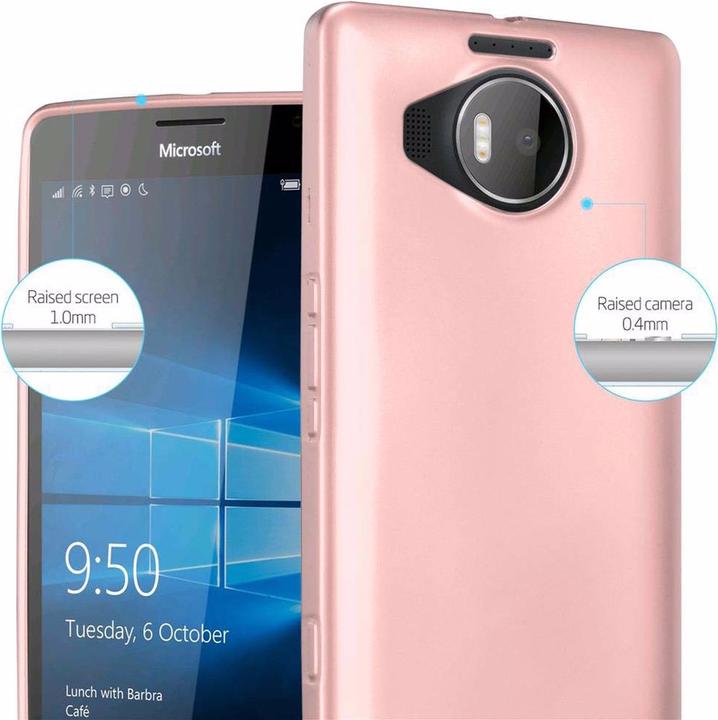 Image du produit Cadorabo Couverture métallique mate TPU (Nokia Lumia 950 XL)