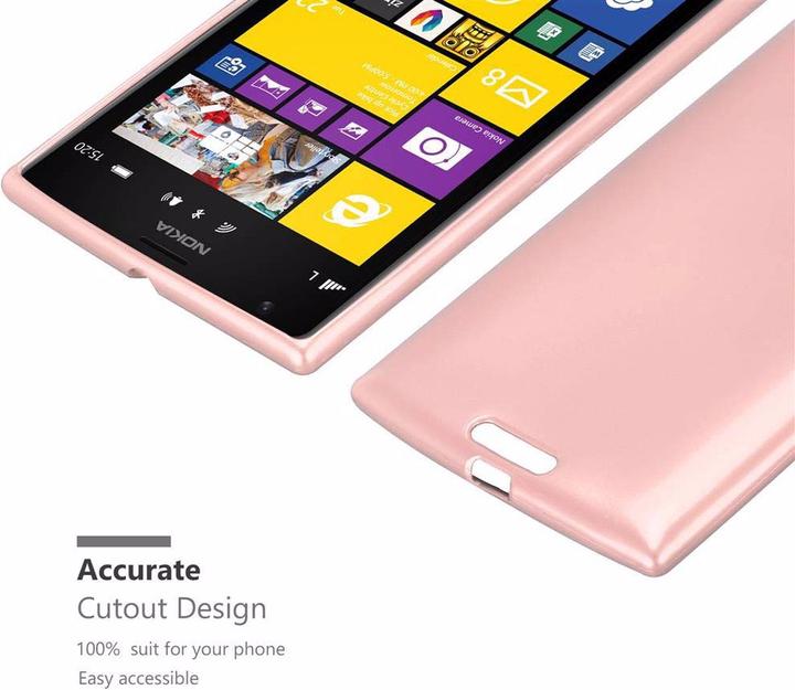 Image du produit Cadorabo Couverture métallique mate TPU (Nokia Lumia 1520)