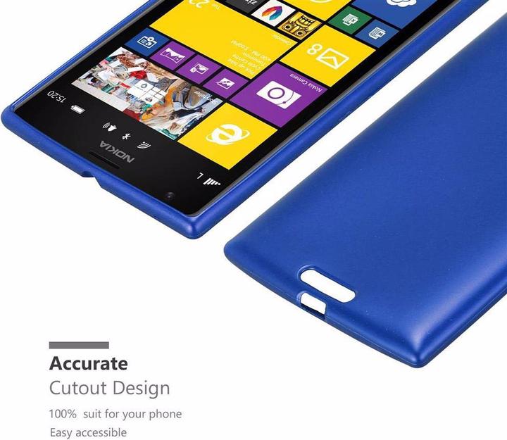 Image du produit Cadorabo Couverture métallique mate TPU (Nokia Lumia 1520)