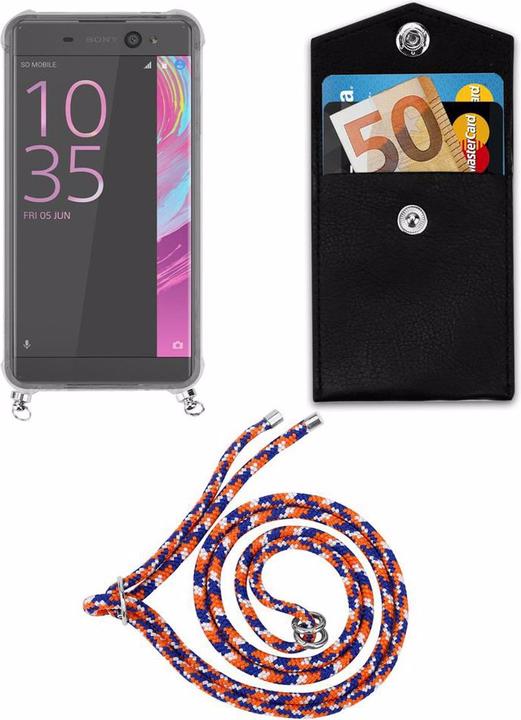 Produktbild Cadorabo TPU Handy Kette SILBER Cover (Sony Xperia XA)