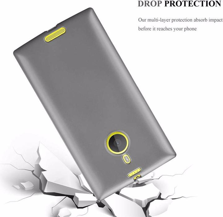 Actual product image Cadorabo TPU Matt Metallic Cover (Nokia Lumia 1520)