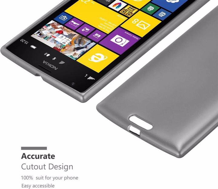 Actual product image Cadorabo TPU Matt Metallic Cover (Nokia Lumia 1520)
