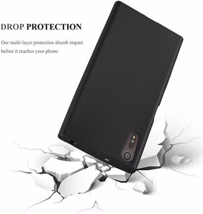Actual product image Cadorabo TPU Matt Metallic Cover (Sony Xperia XZ)