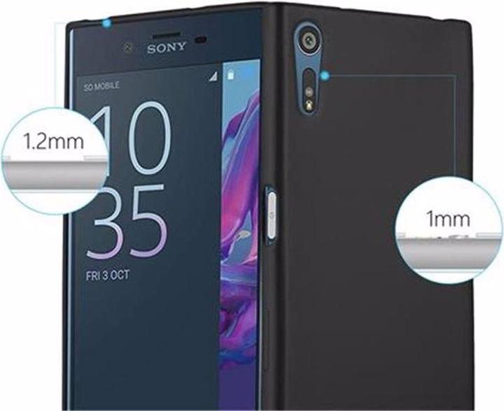 Actual product image Cadorabo TPU Matt Metallic Cover (Sony Xperia XZ)