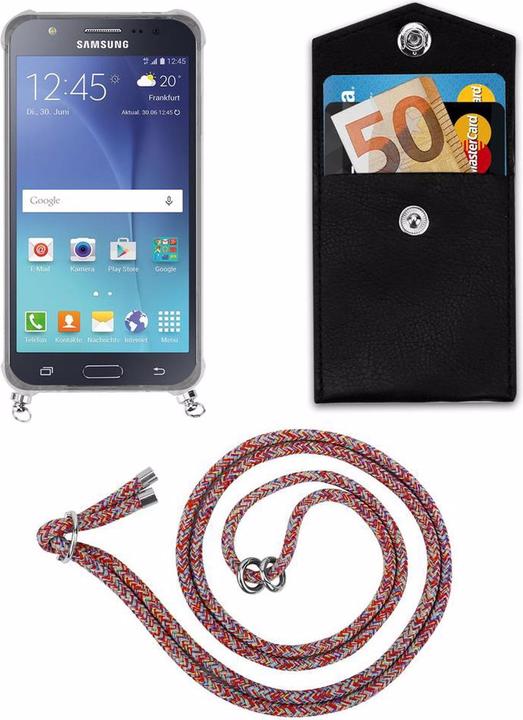 Produktbild Cadorabo TPU Handy Kette SILBER Cover