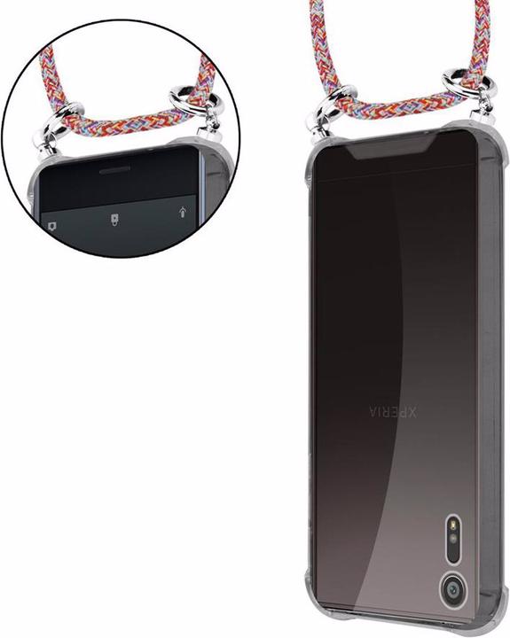 Produktbild Cadorabo TPU Handy Kette SILBER Cover