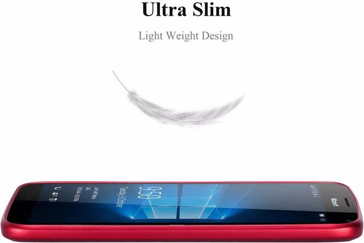 Actual product image Cadorabo TPU Matt Metallic Cover (Nokia Lumia 950 XL)