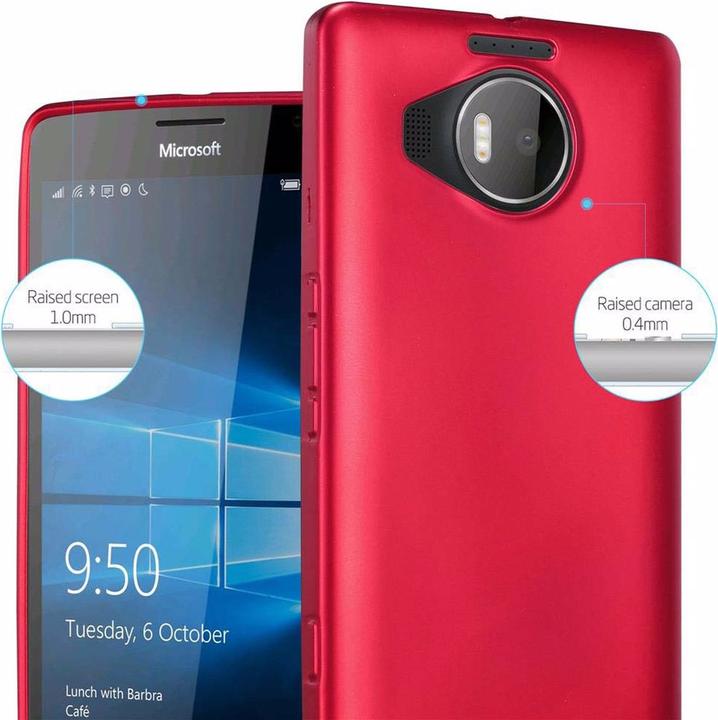 Actual product image Cadorabo TPU Matt Metallic Cover (Nokia Lumia 950 XL)